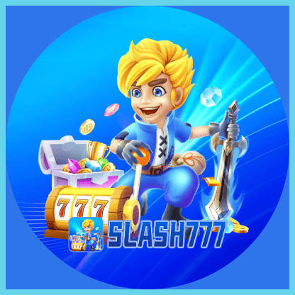 Imagem promocional da SLASH777 mostrando a plataforma e suas vantagens